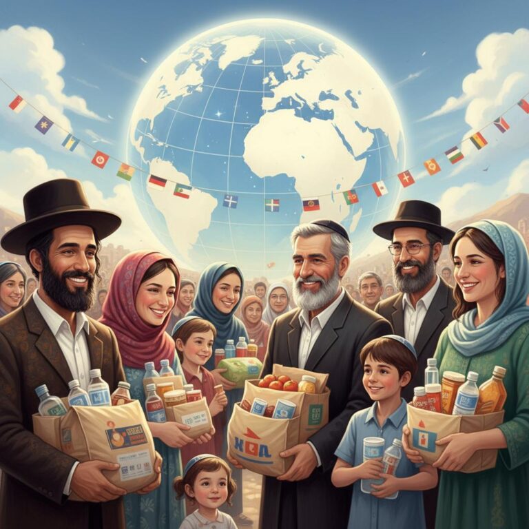 אנשי ארגון הצדקה היהודי הבינלאומי