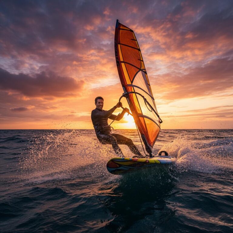 גולש גלשן רוח חוצה גלי ים