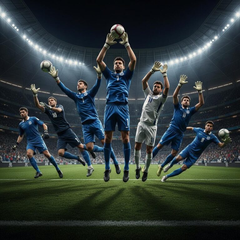 קולאז’ שוערים היסטוריים של נבחרת ישראל