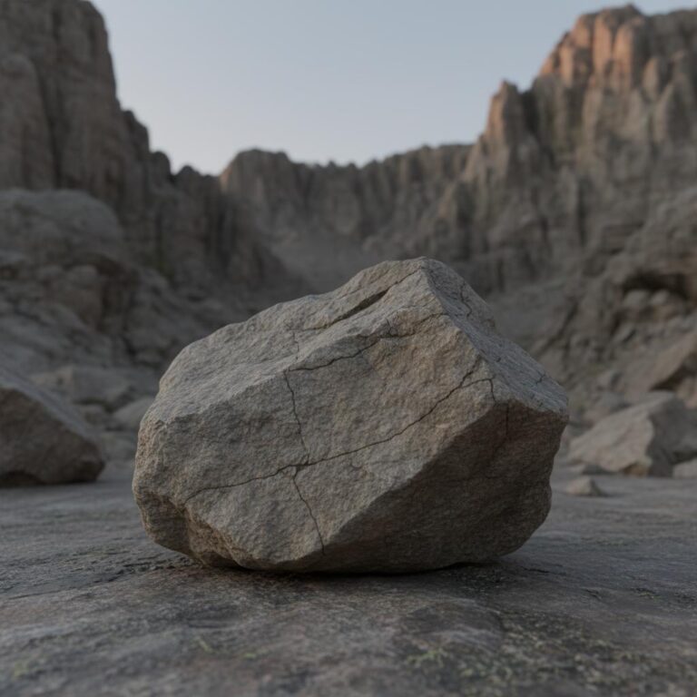 אבן מחצב טבעית עם גבישים ונצנוצים