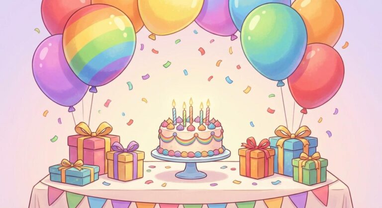 ברכת יום הולדת לילדים עם בלונים