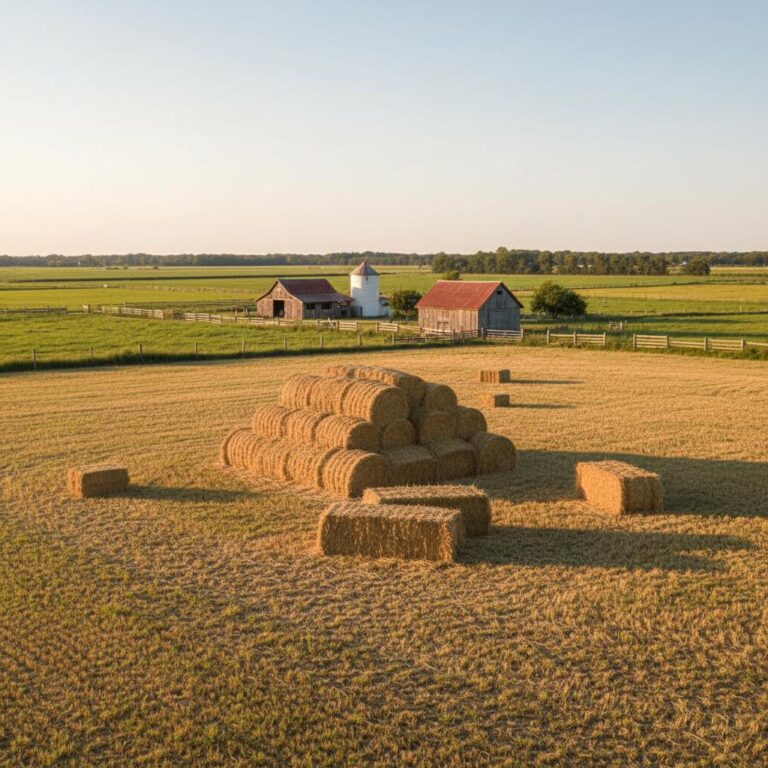 תבן, תירס ושיבולת שועל בקערה חקלאית