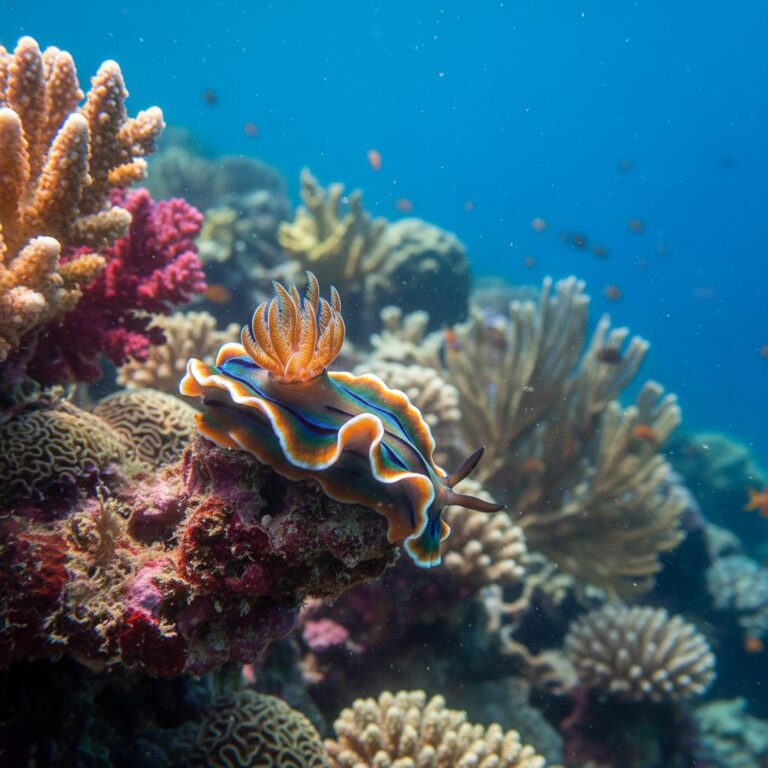 חלזונת ים קטנה ירקרקה על חול